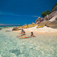 Sea Kayaking on the Great Barrier Reef, Fitzroy Island, Cairns