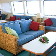 Comfortable facilities on Cairns dive tour boat