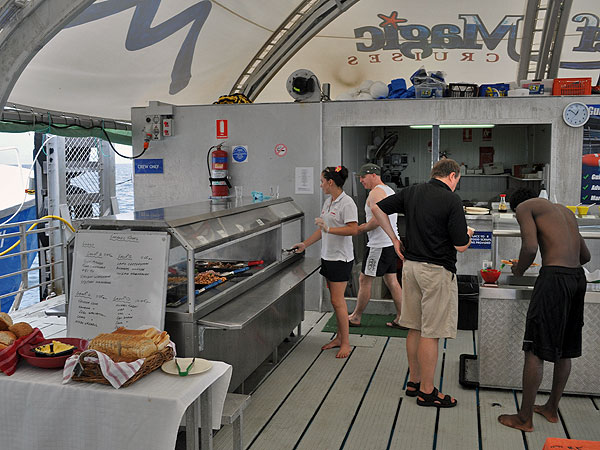 Reef Magic Cruises Review: Lunch