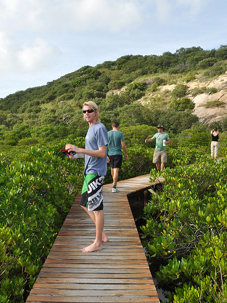 Chris takes us through the mangroves