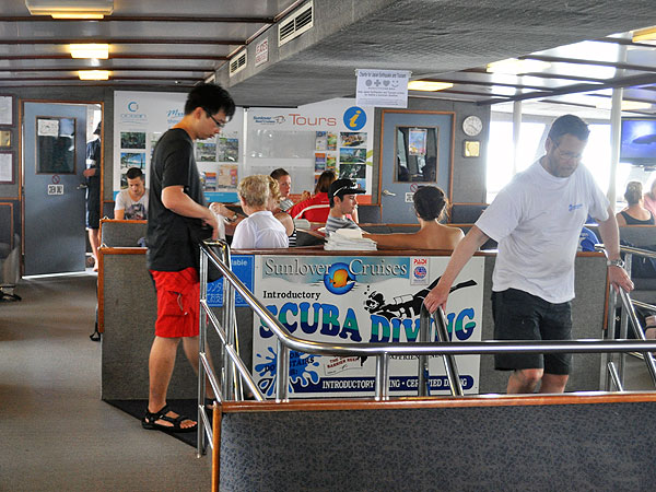 Sunlover Cruises Cairns Top Deck