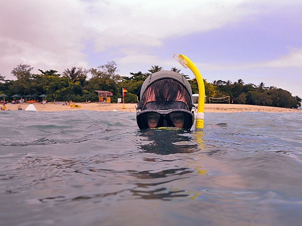 Snorkelling on Green Island