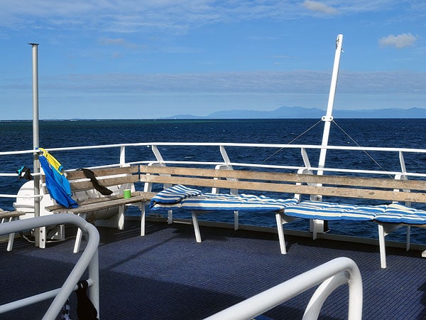 Scubapro spacious top deck - sun deck