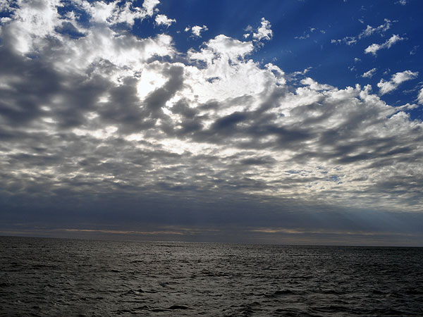 Early morning on the Great Barrier Reef, June 2011