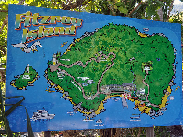 Map of Fitzroy Island