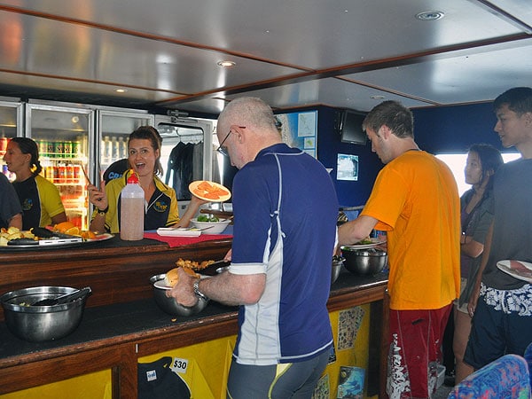 Lunch on board SeaQuest