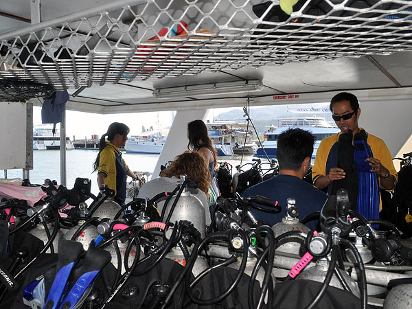 SeaQuest's spacious dive deck