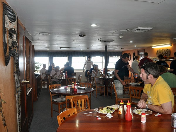 OceanQuest dining saloon