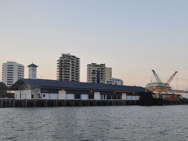 Dusk over the Cairns Ports