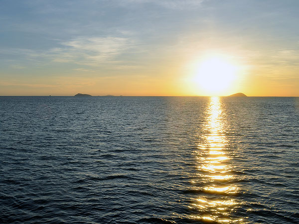 Sunrise over the Coral Sea