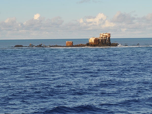 Bougainville Reef and its wrecks