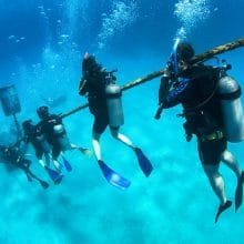 PADI Learnt o dive course divers