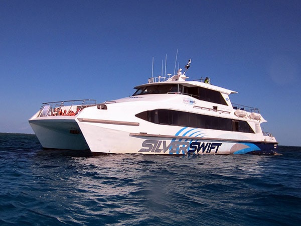 Silverswift moored at Flynn Reef