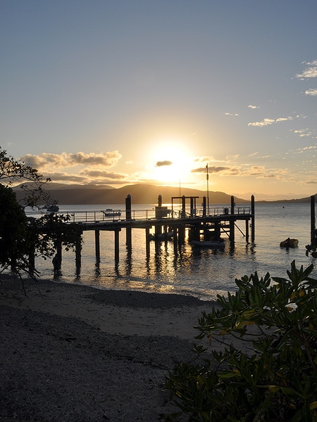 Sunset at Fitzroy Island, 31 August 2012
