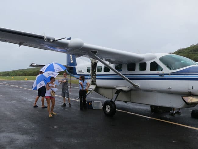 Arriving Lizard Island