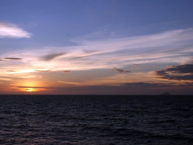 Sunset over the Coral Sea
