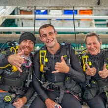 Scuba Diving with Quicksilver Cruises.