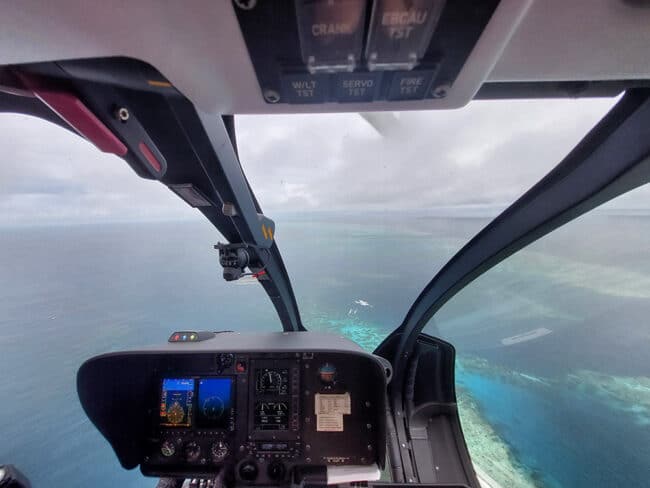 The view from the cockpit