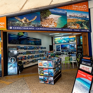 Cairns Dive Adventures New Shop located at 103 Esplanade Cairns, Australia.