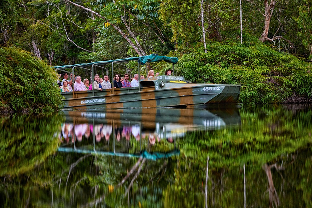 Army Duck in Kuranda Rainforest Photo by - Tourism Australia