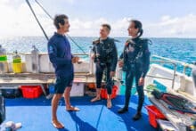 Dive Instructor Briefing on ProDive Cairns.