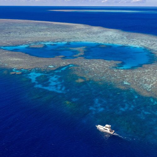 Allure private yacht charter on the Great Barrier Reef