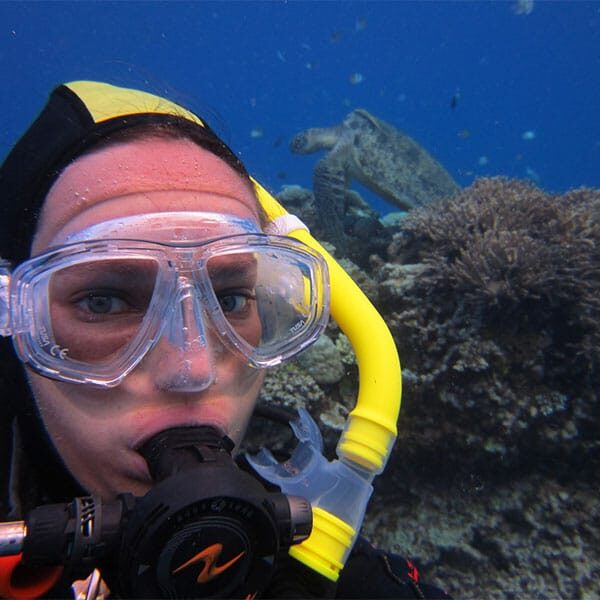 Scuba Diver on the Reef